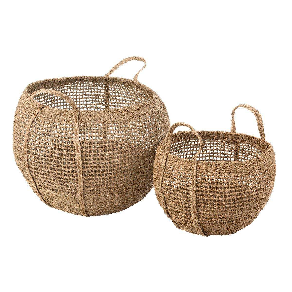 J-Line Set mit 2 Körben Tosai Seagrass Natural - HomeDesign Knaus