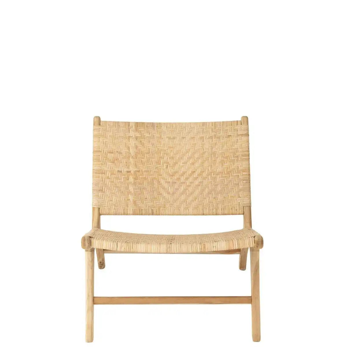 J-Line Sitz aus festem, geflochtenem Rattan, Natur - HomeDesign Knaus