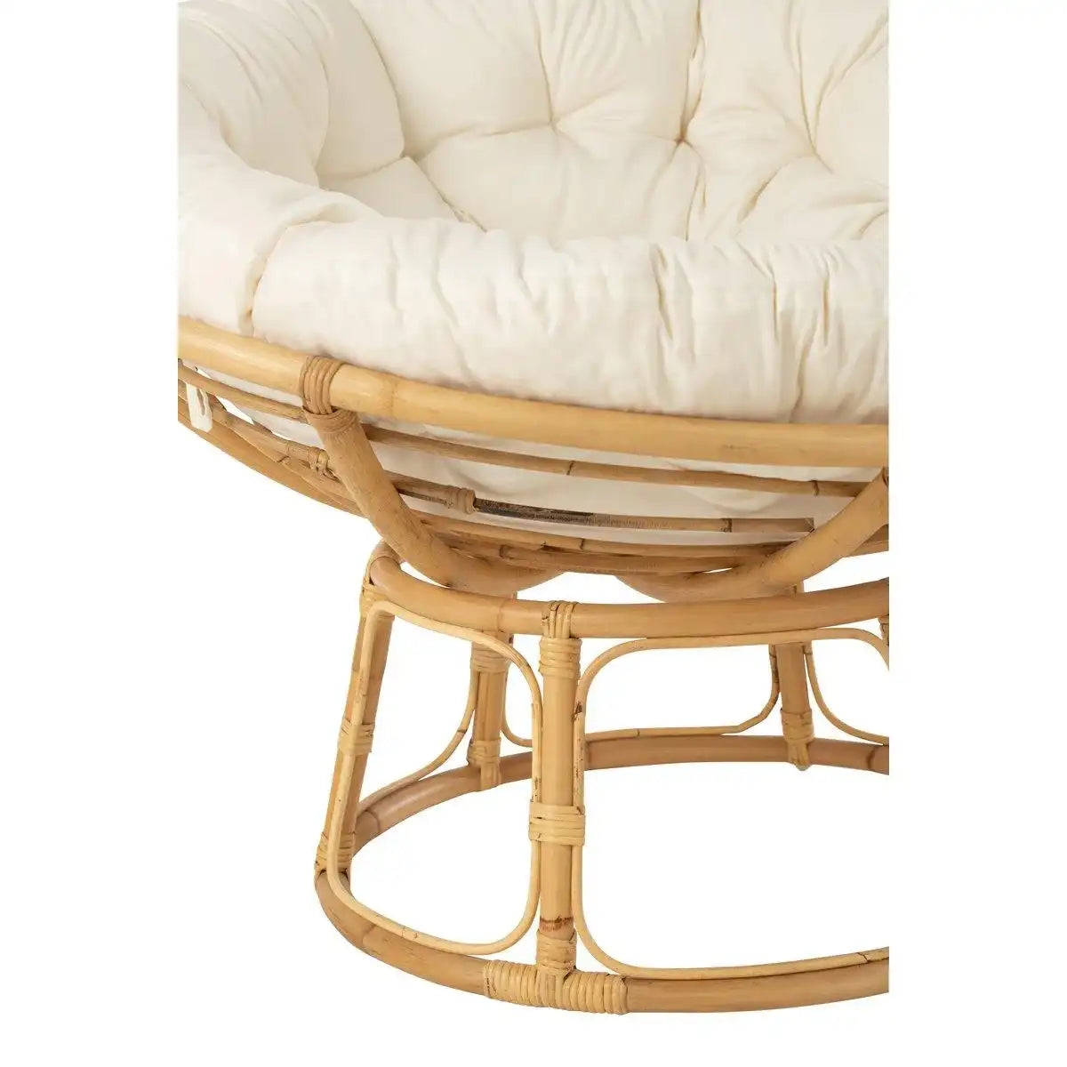 J-Line Sofa Celine + Kissen Rattan Natur - HomeDesign Knaus