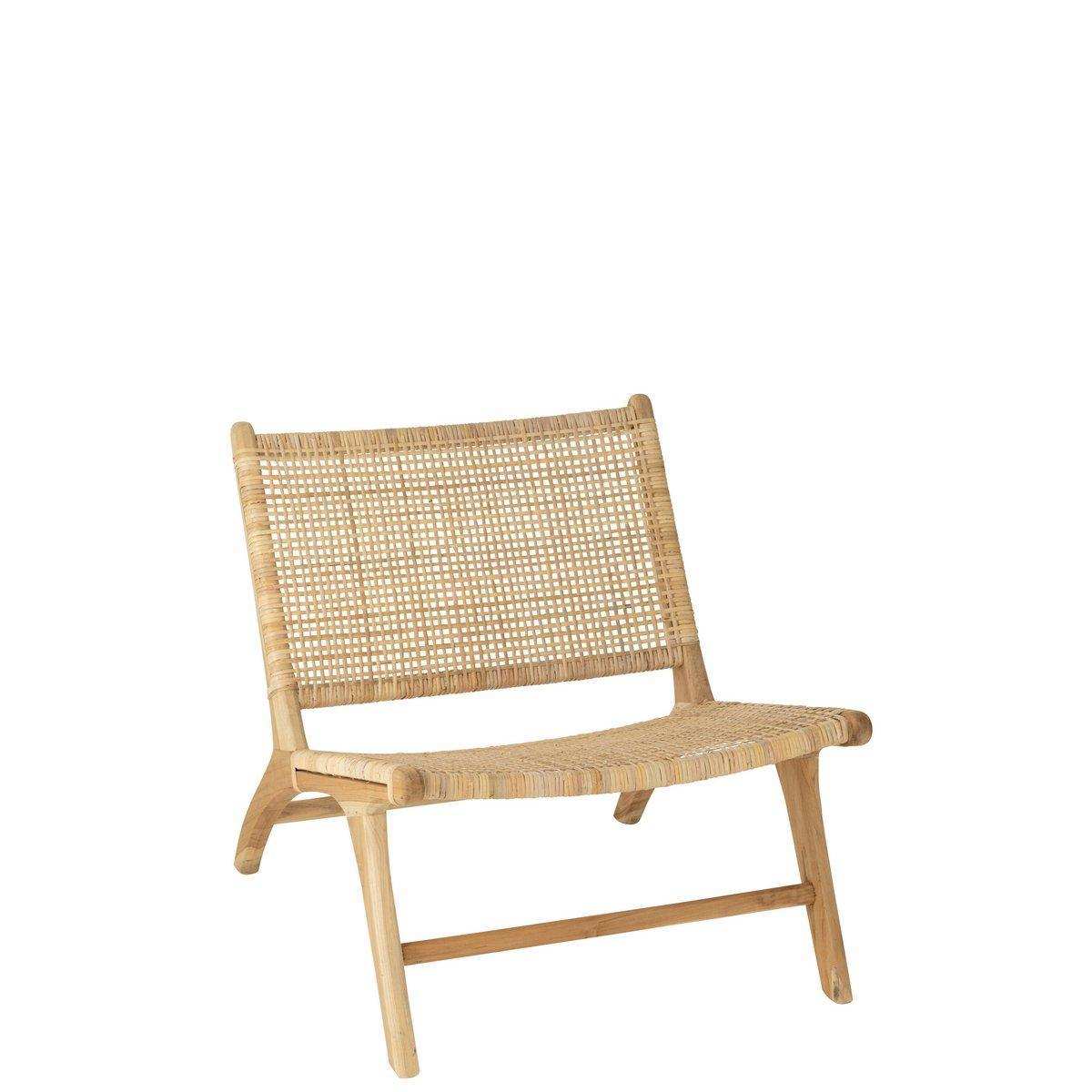 J-Line Sofa Gewebt – Holz – Natur - HomeDesign Knaus