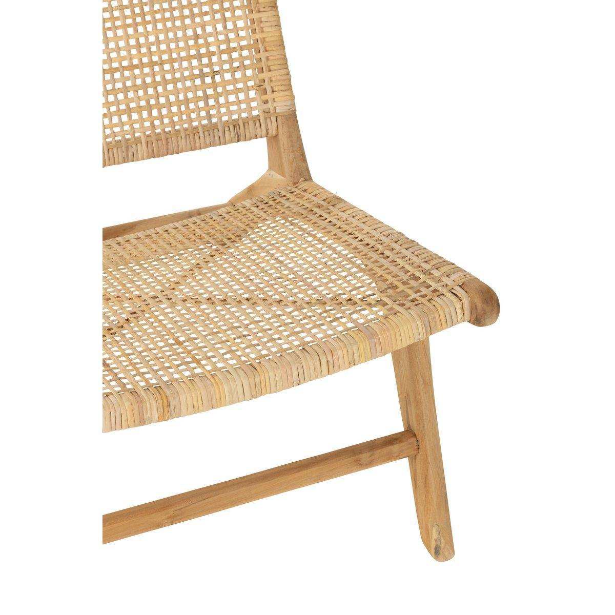 J-Line Sofa Gewebt – Holz – Natur - HomeDesign Knaus