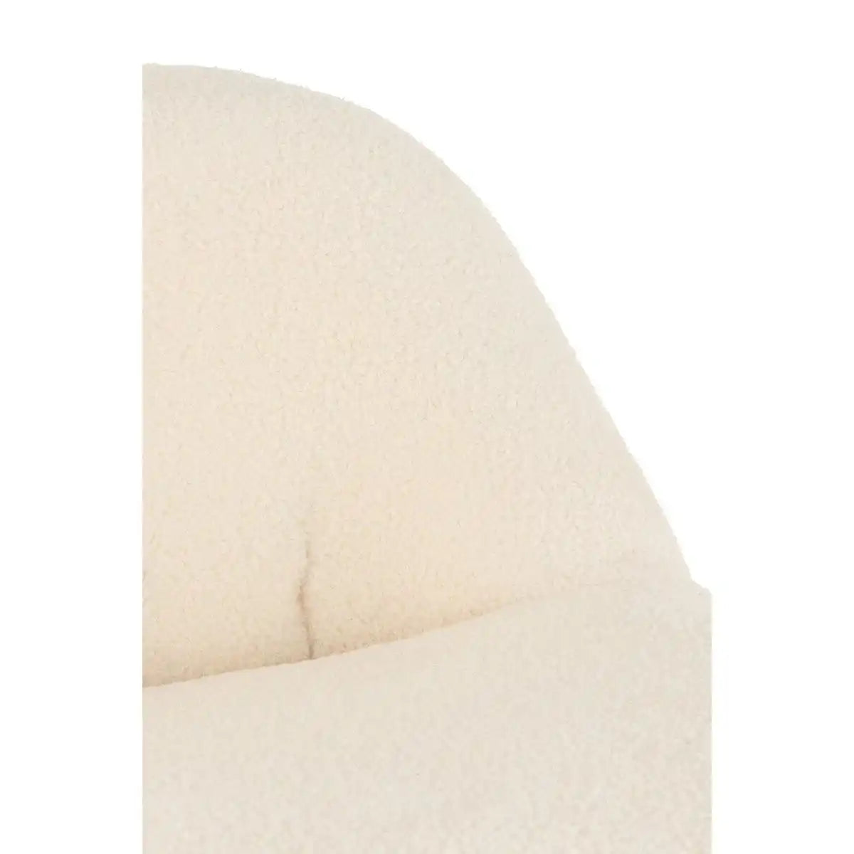 J-Line Sofa Teddy Bouclé Weiß - HomeDesign Knaus