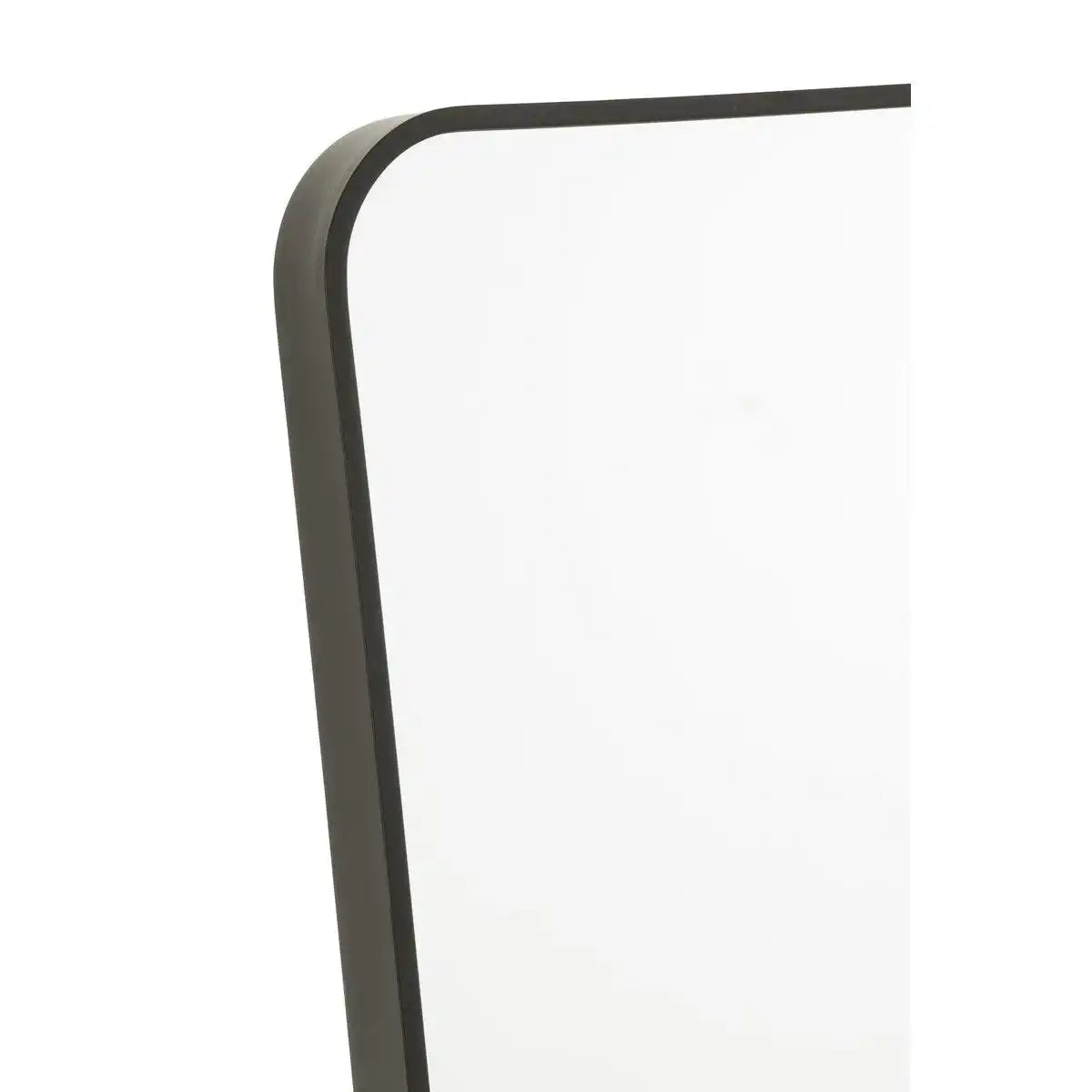 J-Line Spiegel auf Fuß, rechteckig, Glas/Metall, Schwarz – Wandspiegel 55,00 x 150,00 cm - HomeDesign Knaus