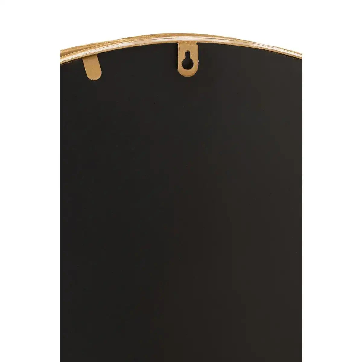J-Line Spiegel Aurora Round – Eisen/Gas – Gold – klein - HomeDesign Knaus
