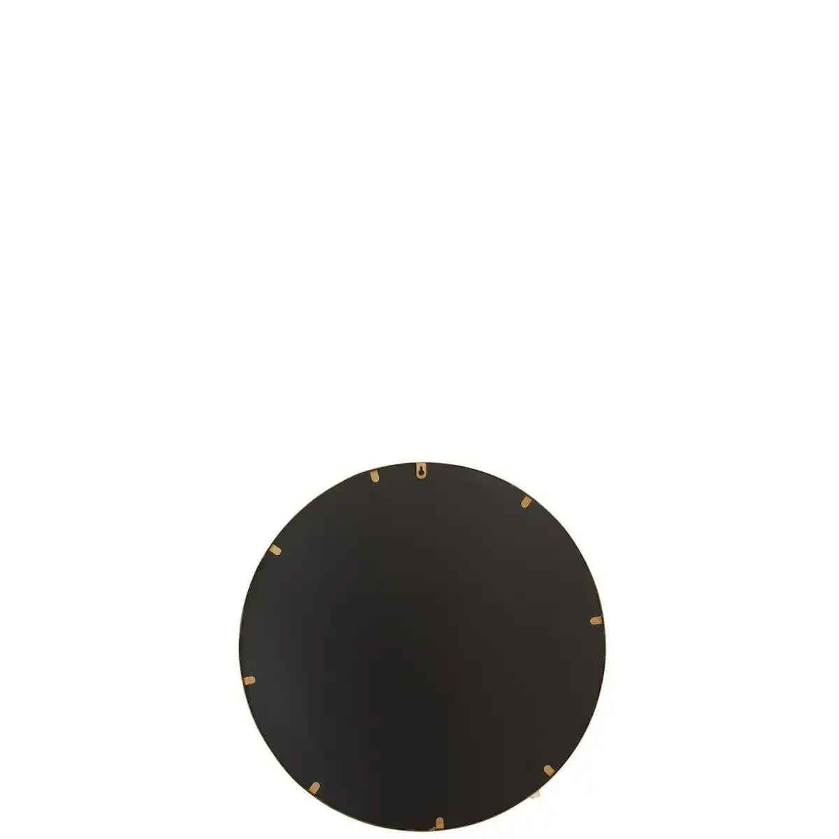 J-Line Spiegel Aurora Round – Eisen/Gas – Gold – klein - HomeDesign Knaus