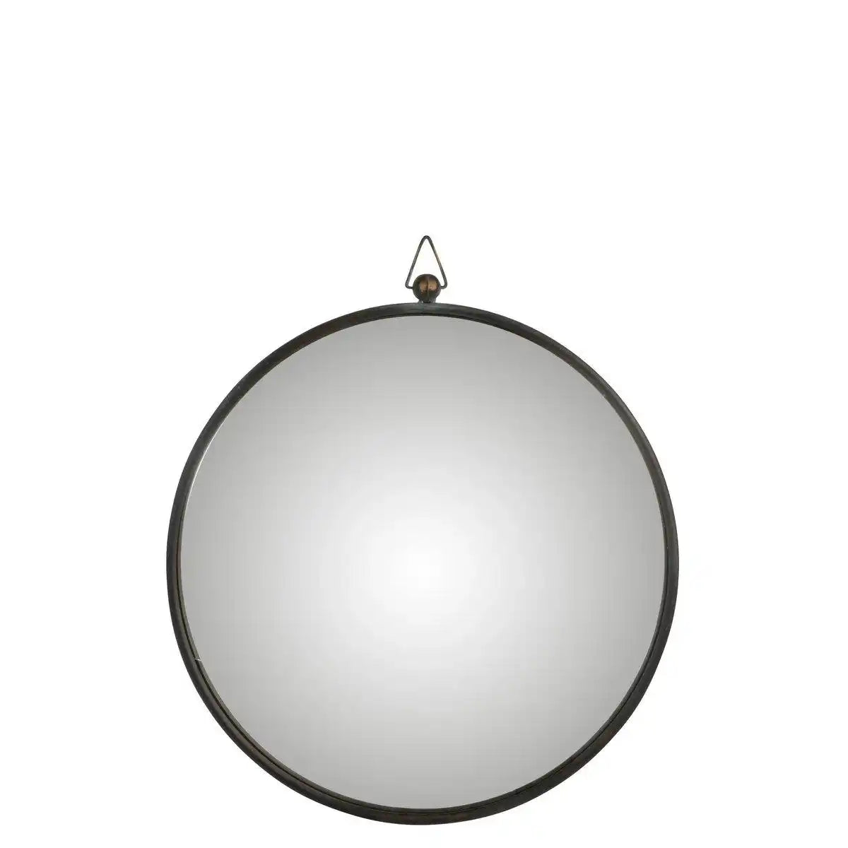 J-Line Spiegel Convex – Metall – Schwarz – groß - HomeDesign Knaus
