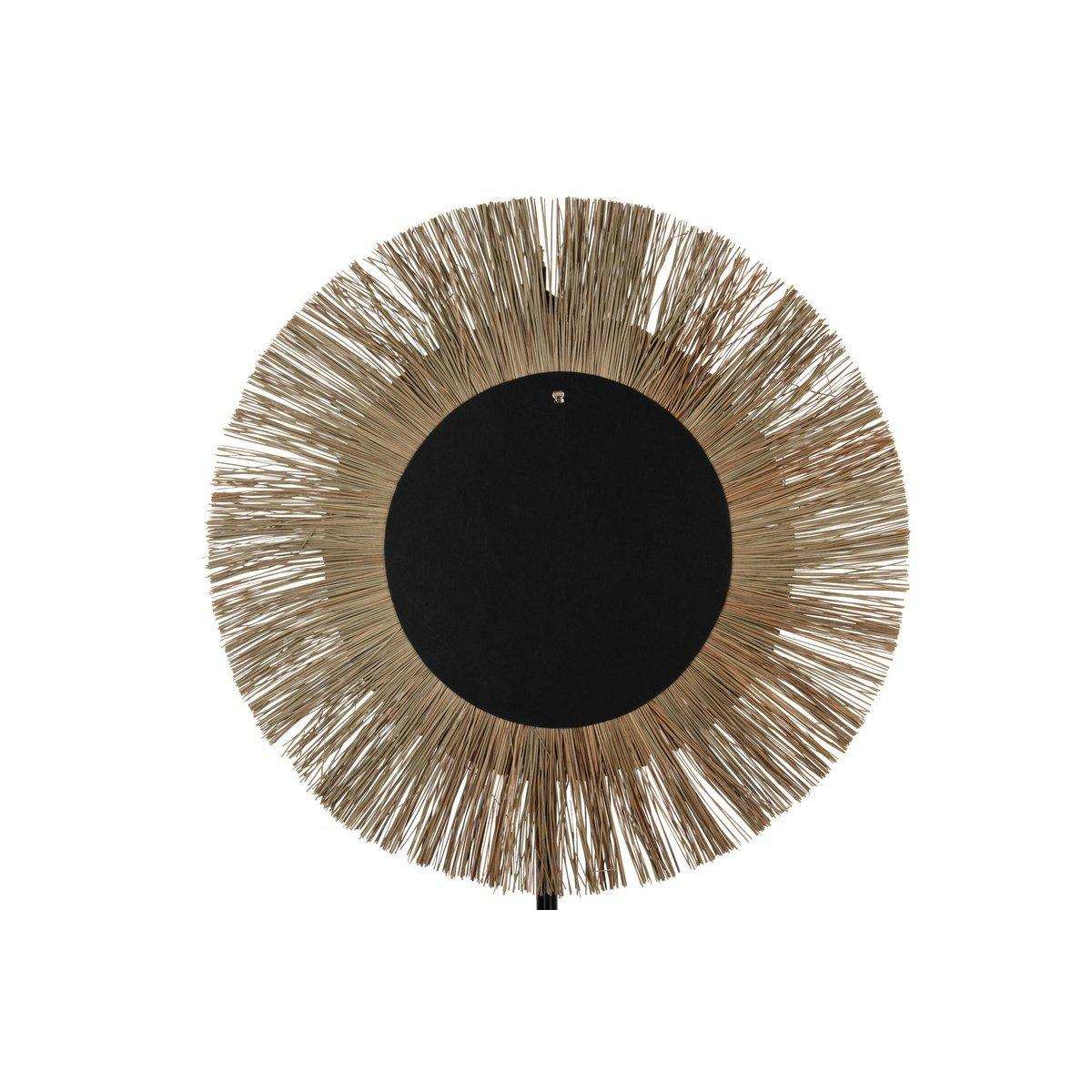 J-Line Spiegel Mendi Round Grass Natural Large - HomeDesign Knaus