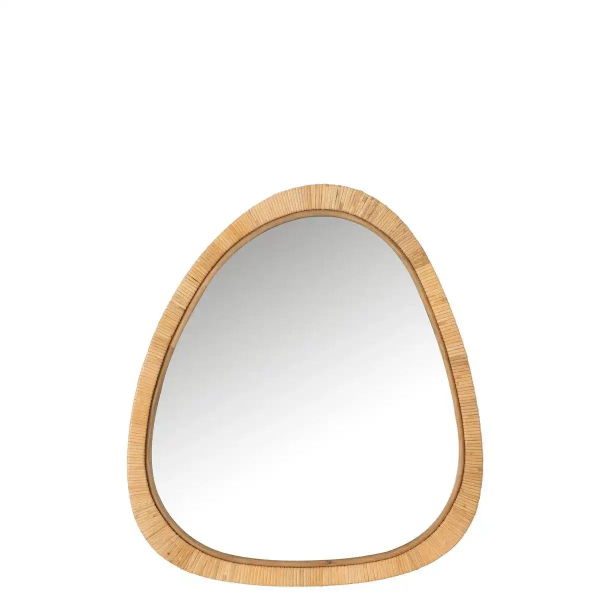 J-Line Spiegel Paille Rattan/Glas Natur Groß - HomeDesign Knaus