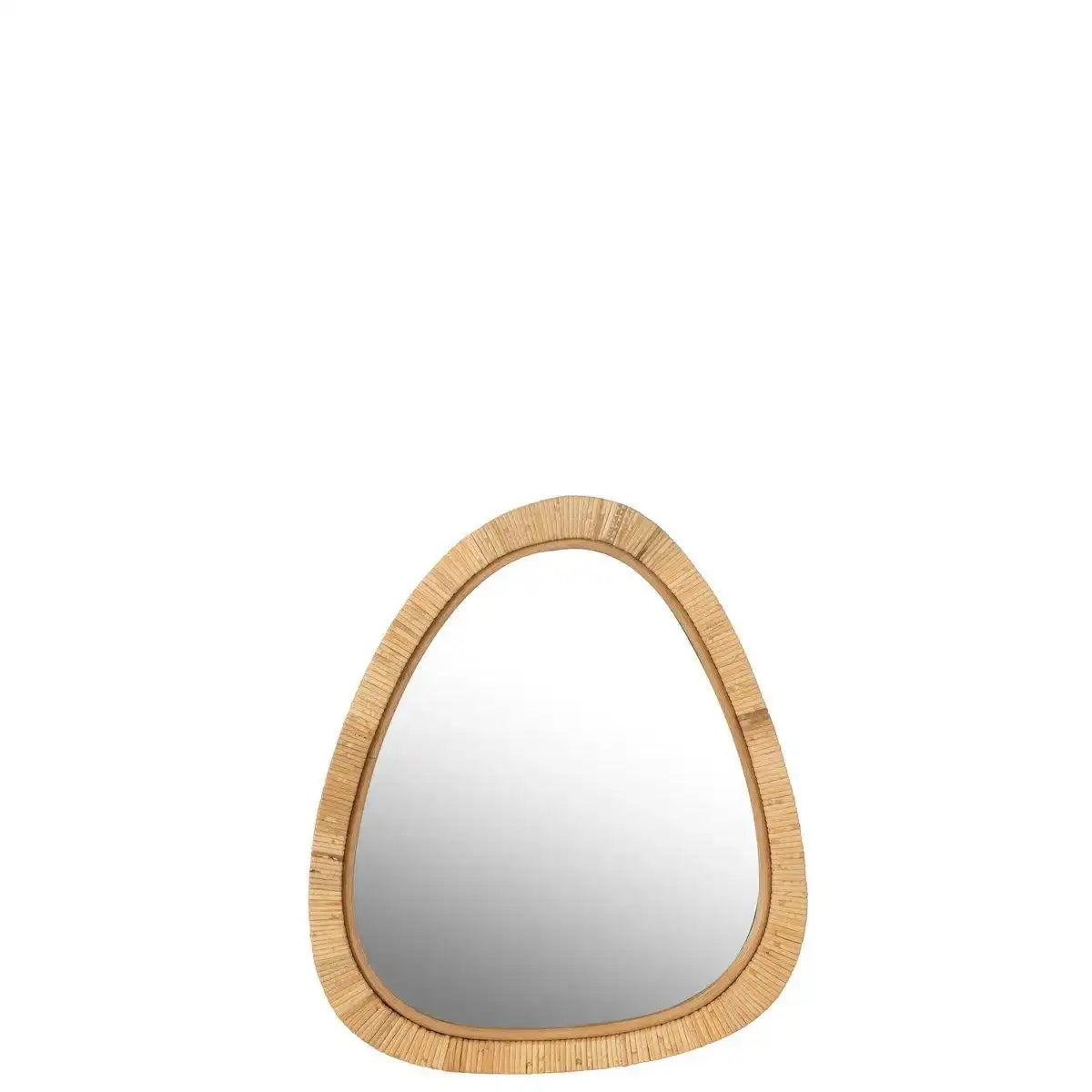 J-Line Spiegel Paille Rotan/Glas Natur Small - HomeDesign Knaus
