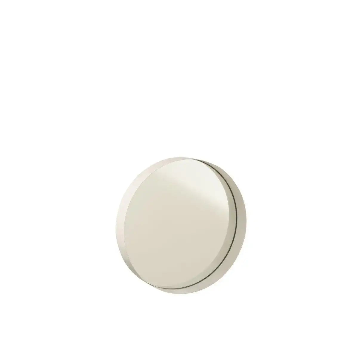 J-Line Spiegel Round Edge – Metall – Weiß – klein - HomeDesign Knaus