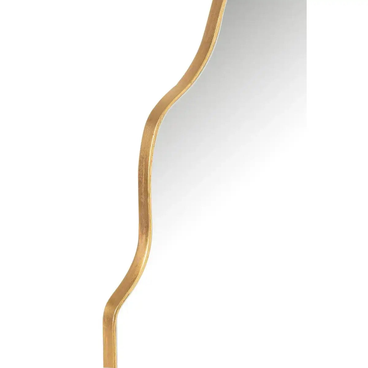 J-Line Spiegel West – Glas – Gold – Wohnaccessoires - HomeDesign Knaus