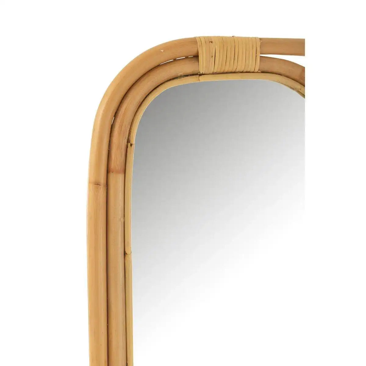 J-Line Spiegelleiter - Rotan - Natur - HomeDesign Knaus