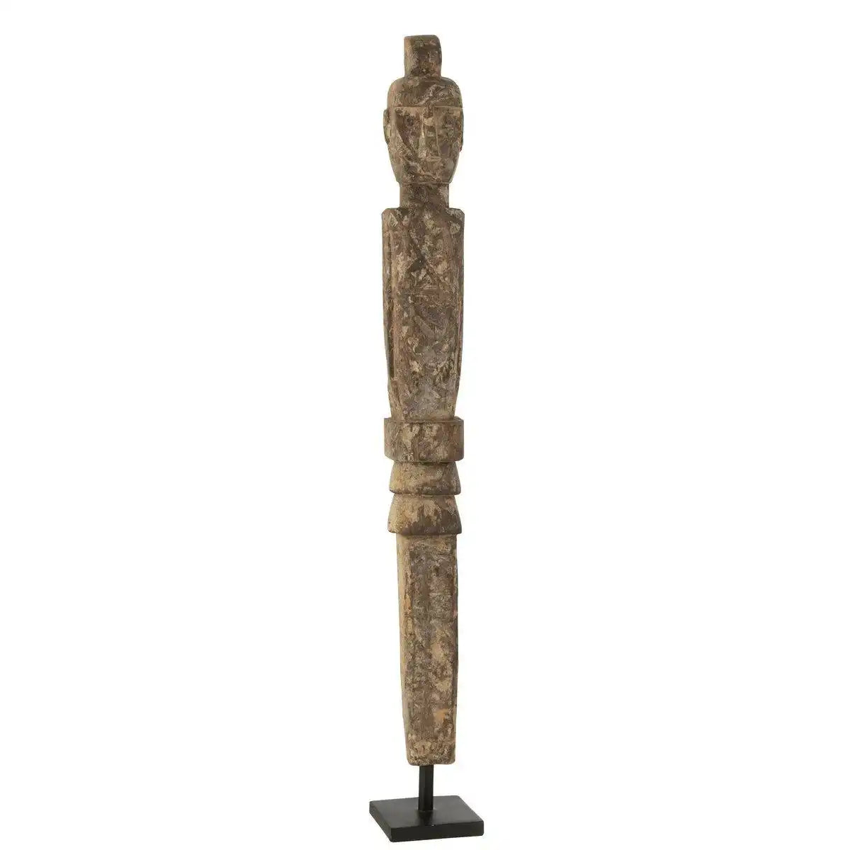 J-Line Standbeeld Lauwra Albasiahout Natural Large - HomeDesign Knaus