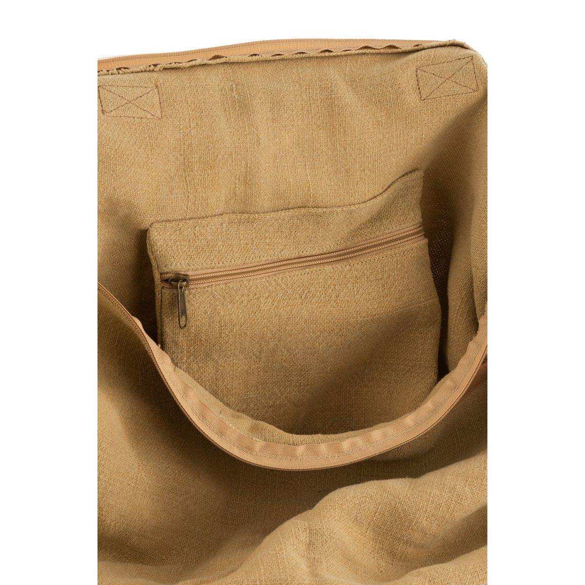 J-Line Strandtasche Washed Jute Beige - HomeDesign Knaus
