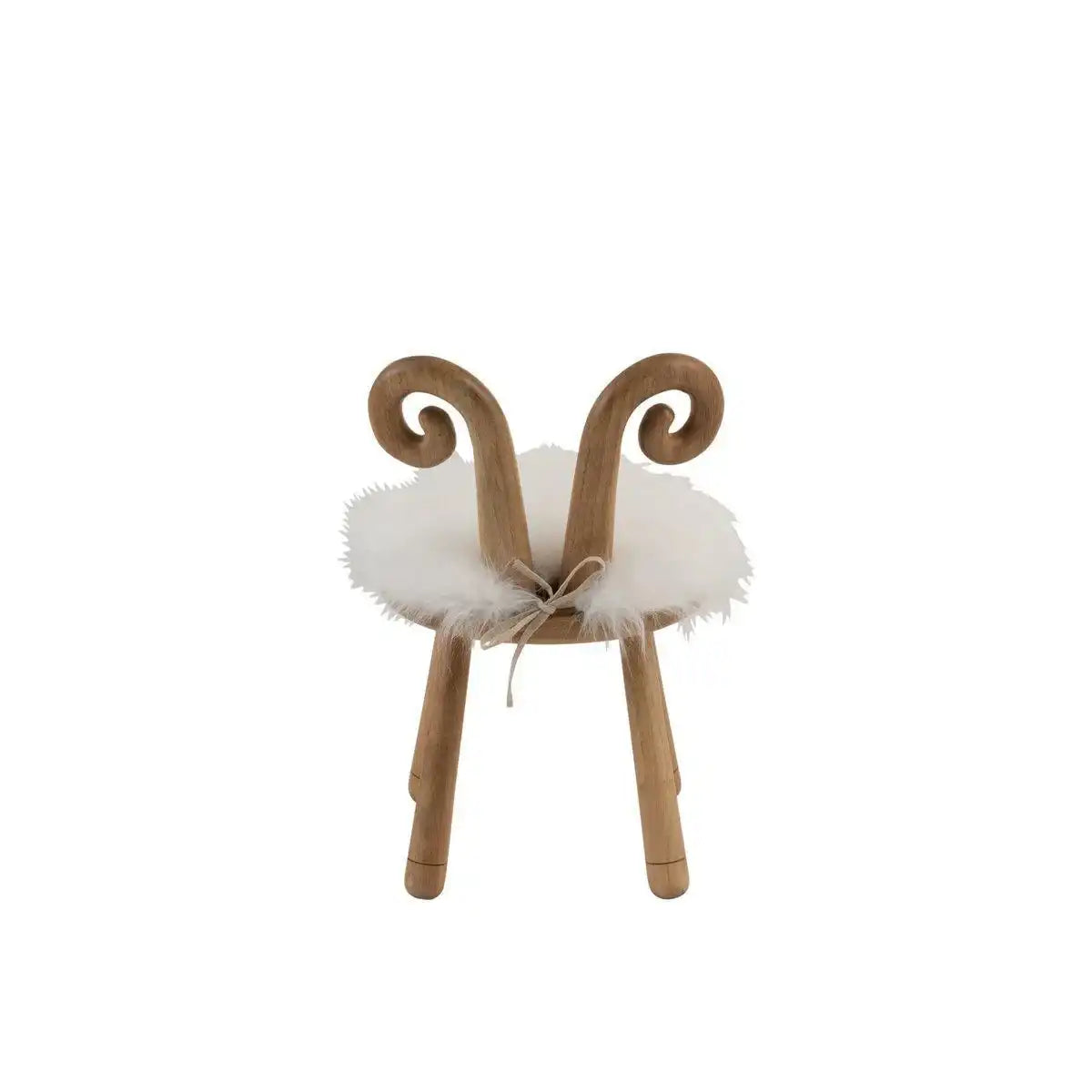 J-Line Stuhl Ear Sheep – Holz – Natur - HomeDesign Knaus