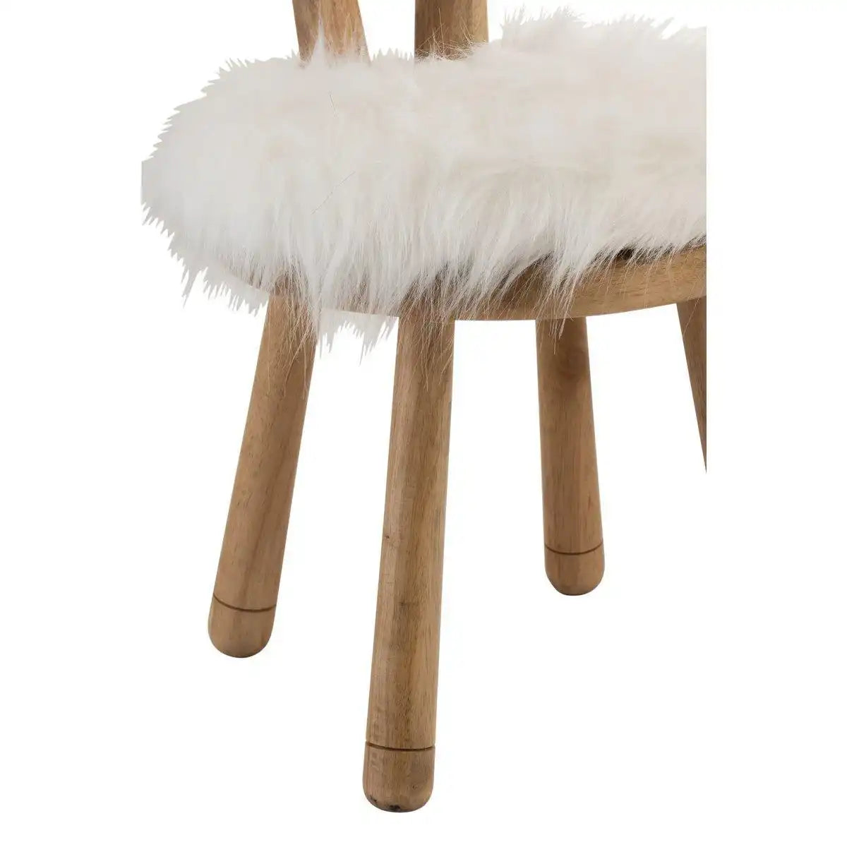 J-Line Stuhl Ear Sheep – Holz – Natur - HomeDesign Knaus