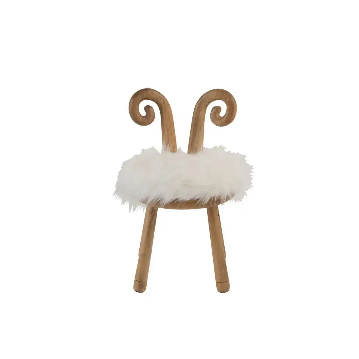 J-Line Stuhl Ear Sheep – Holz – Natur - HomeDesign Knaus