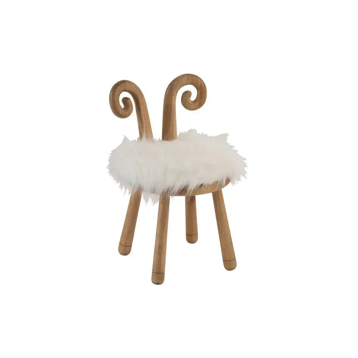 J-Line Stuhl Ear Sheep – Holz – Natur - HomeDesign Knaus