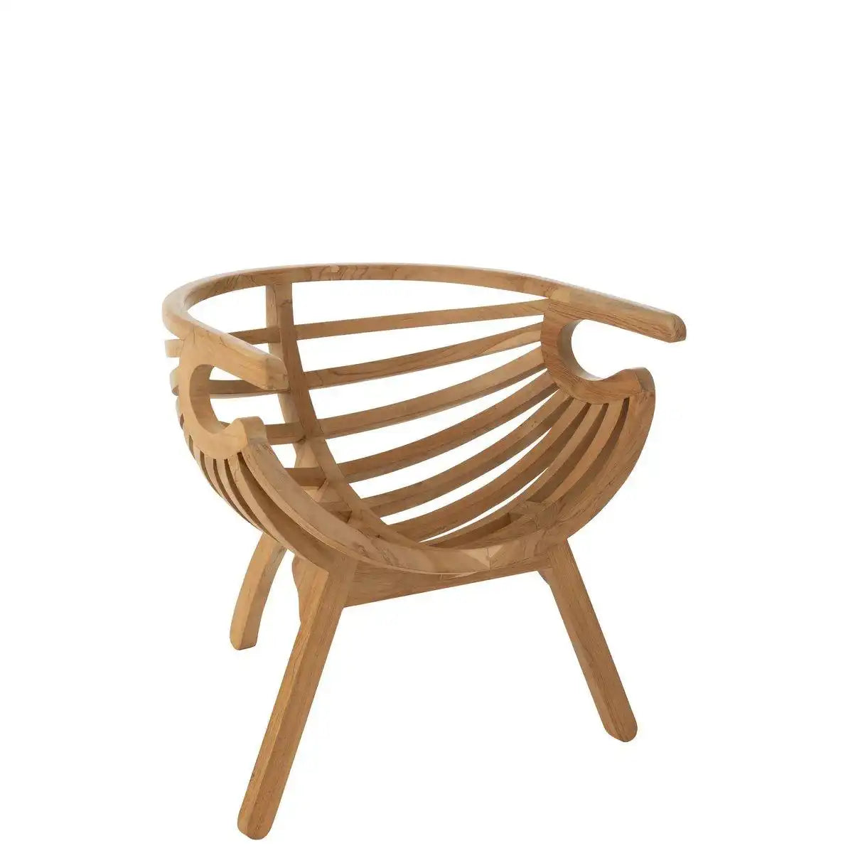 J-Line Stuhl Krabbe Teakholz Natur - HomeDesign Knaus