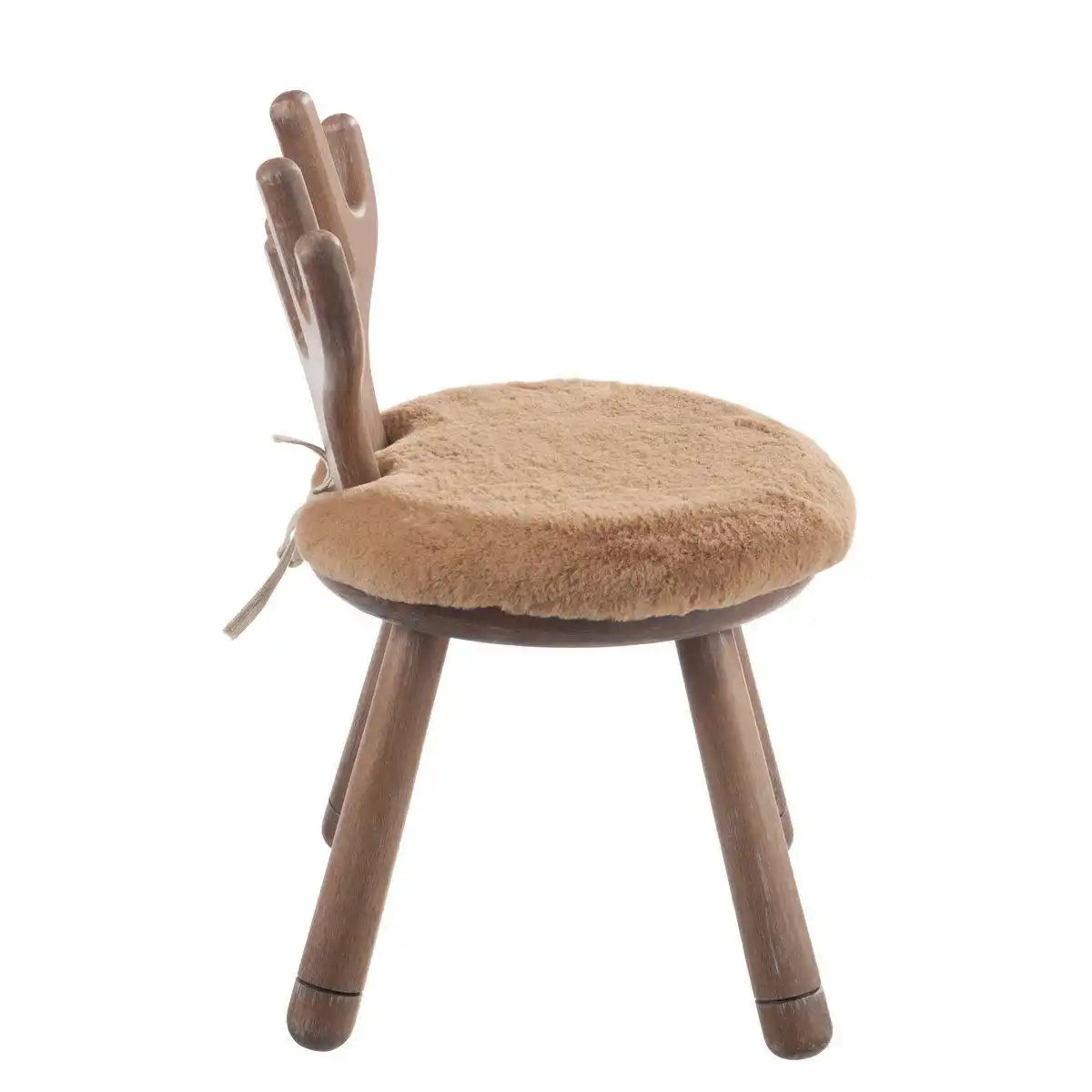 J-Line Stuhl Ohrhirschholz Natur - HomeDesign Knaus