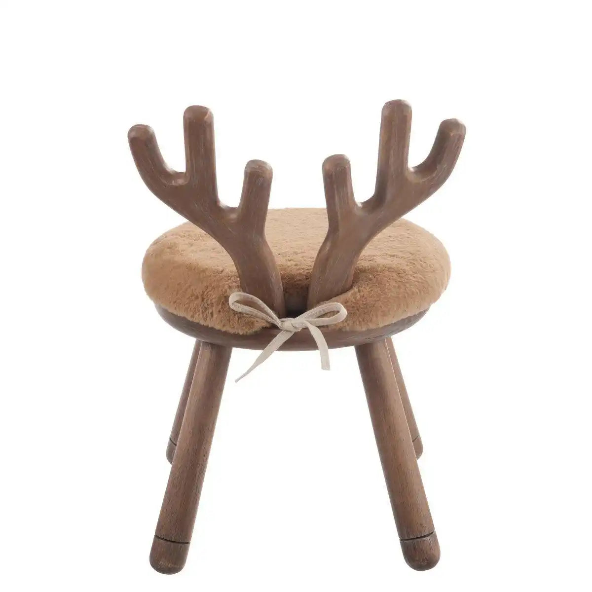 J-Line Stuhl Ohrhirschholz Natur - HomeDesign Knaus