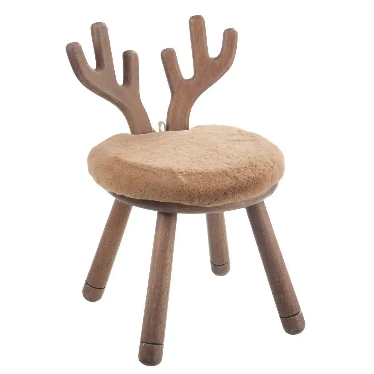 J-Line Stuhl Ohrhirschholz Natur - HomeDesign Knaus