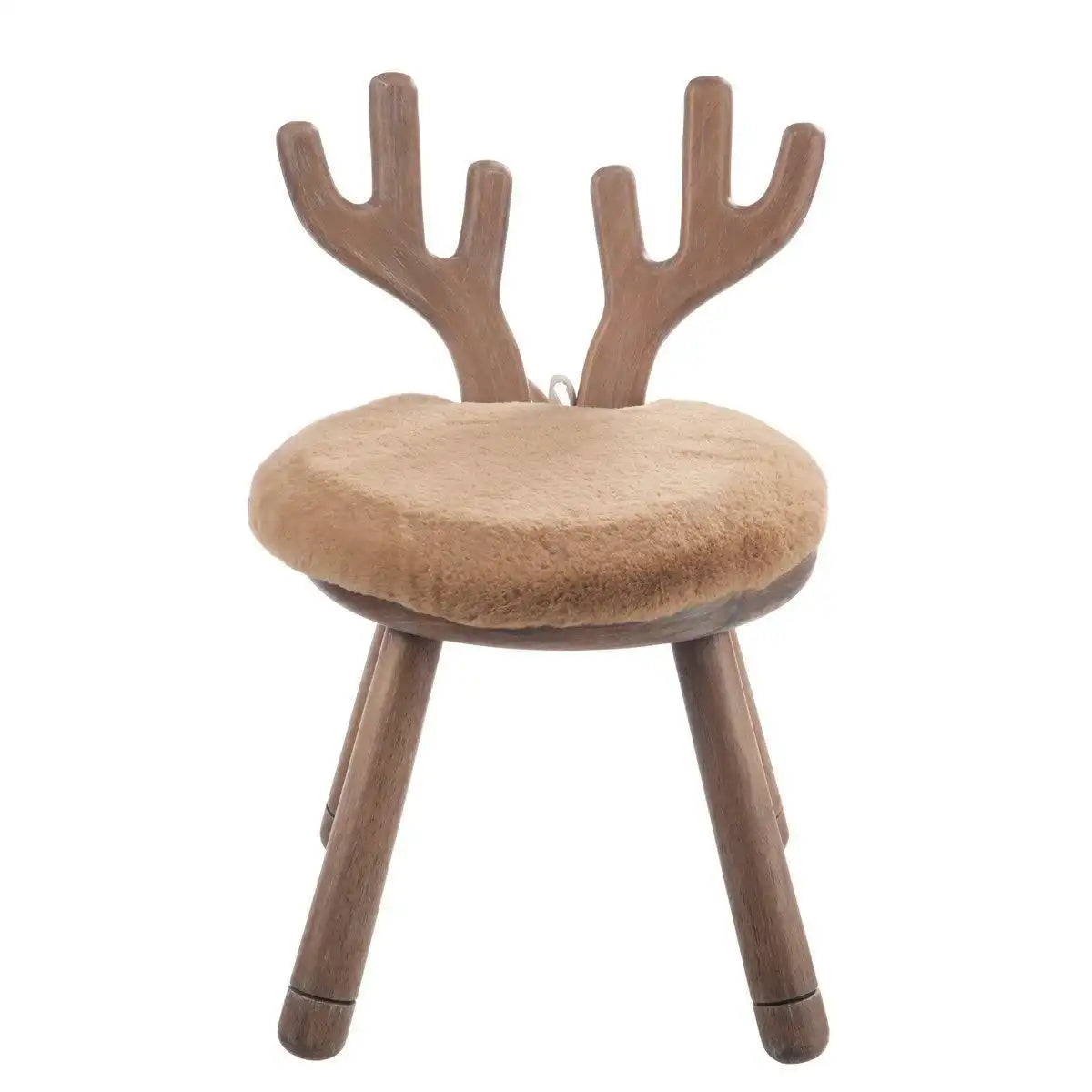 J-Line Stuhl Ohrhirschholz Natur - HomeDesign Knaus