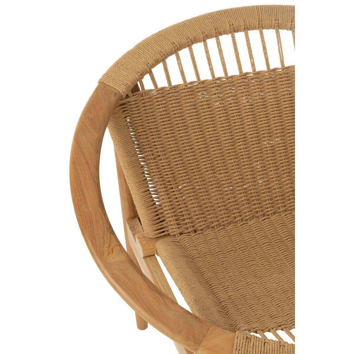 J-Line Stuhl Rund – Holz – Natur - HomeDesign Knaus