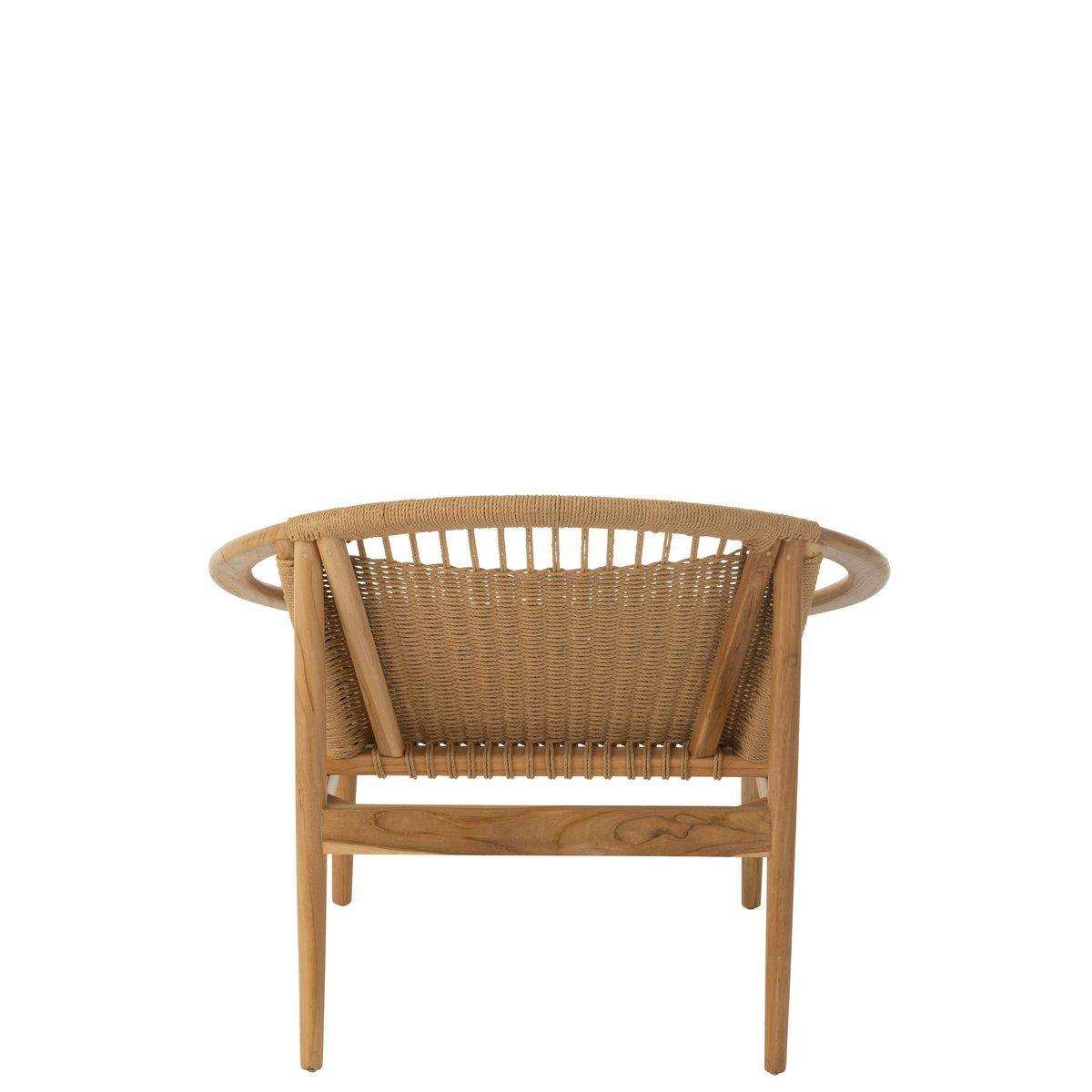 J-Line Stuhl Rund – Holz – Natur - HomeDesign Knaus
