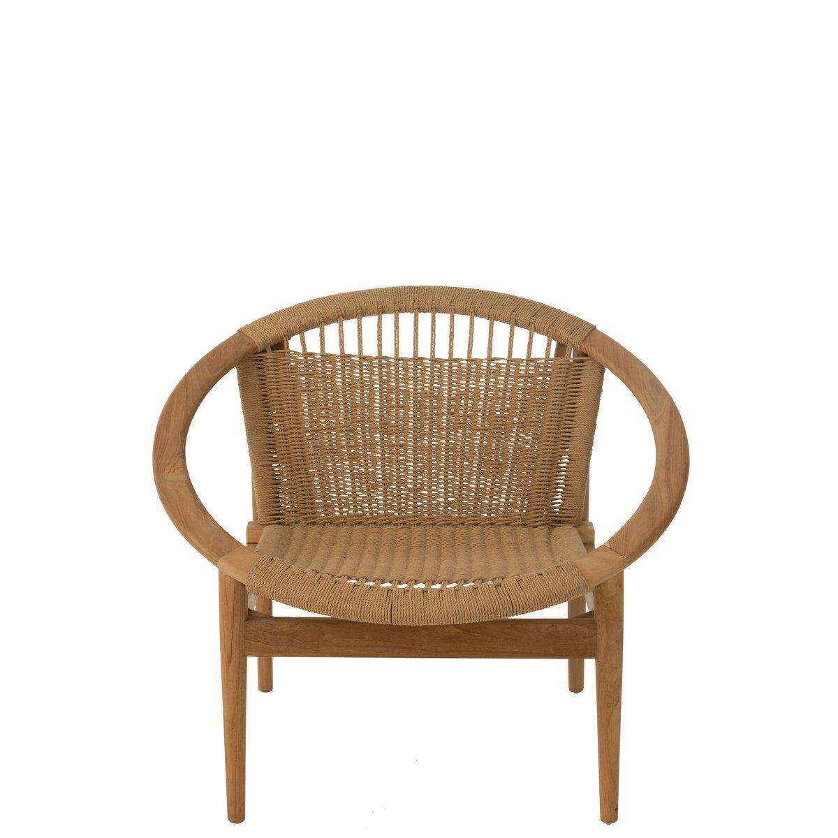J-Line Stuhl Rund – Holz – Natur - HomeDesign Knaus
