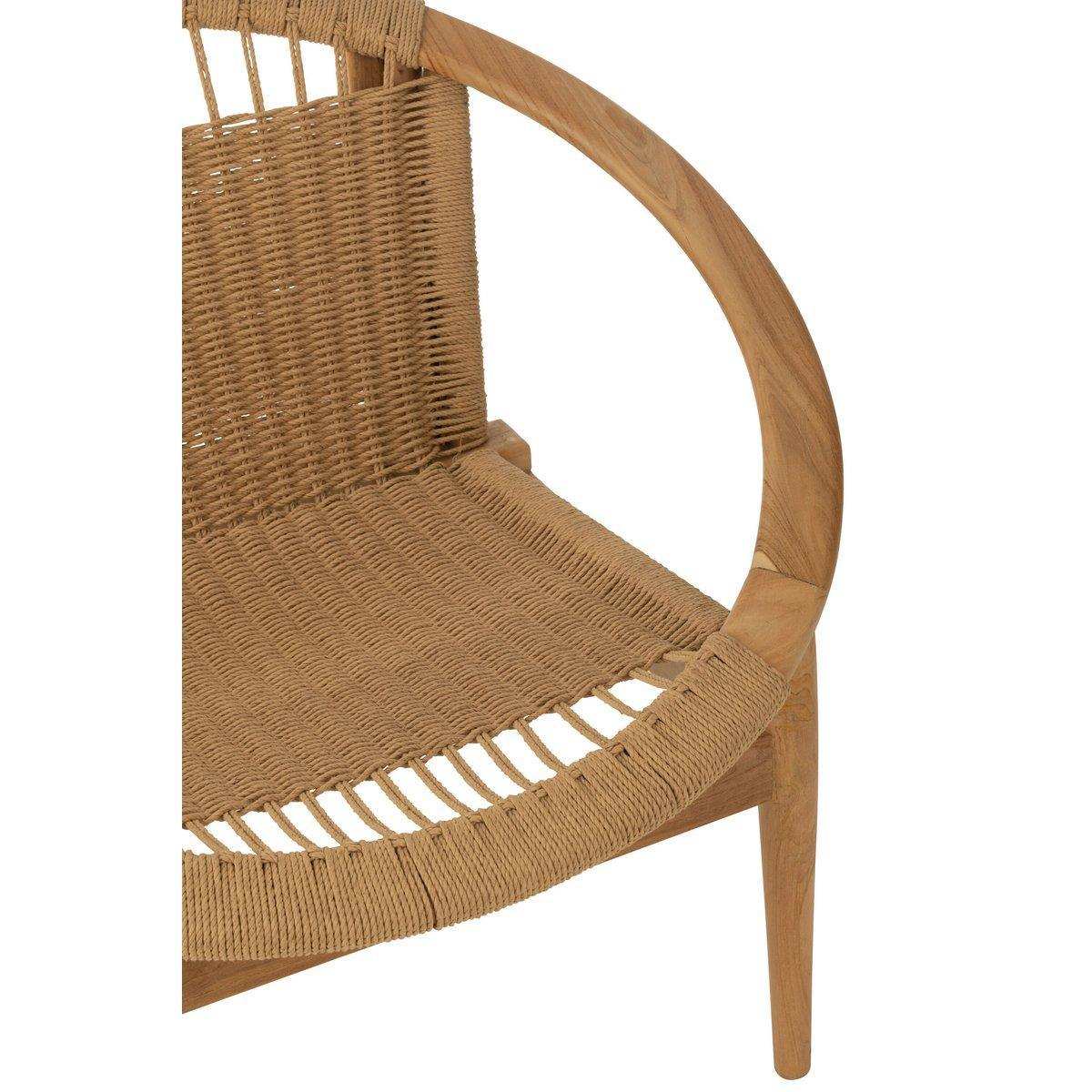 J-Line Stuhl Rund – Holz – Natur - HomeDesign Knaus