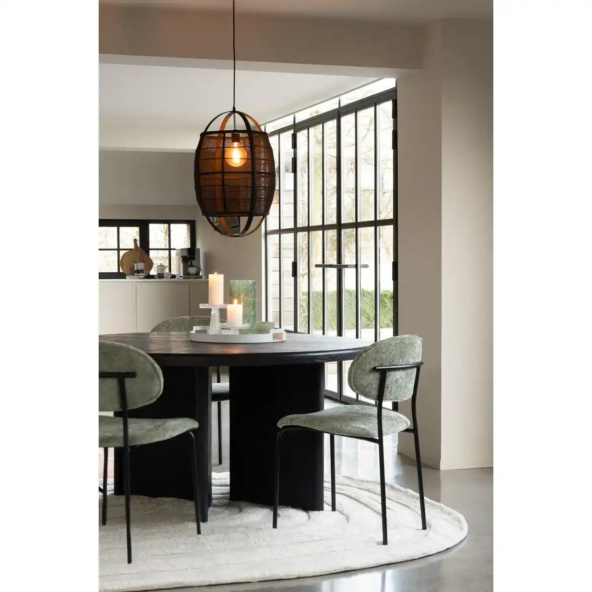 J-Line Stuhl Textil/Metall Mintgrün - HomeDesign Knaus