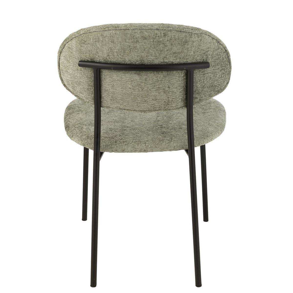 J-Line Stuhl Textil/Metall Mintgrün - HomeDesign Knaus