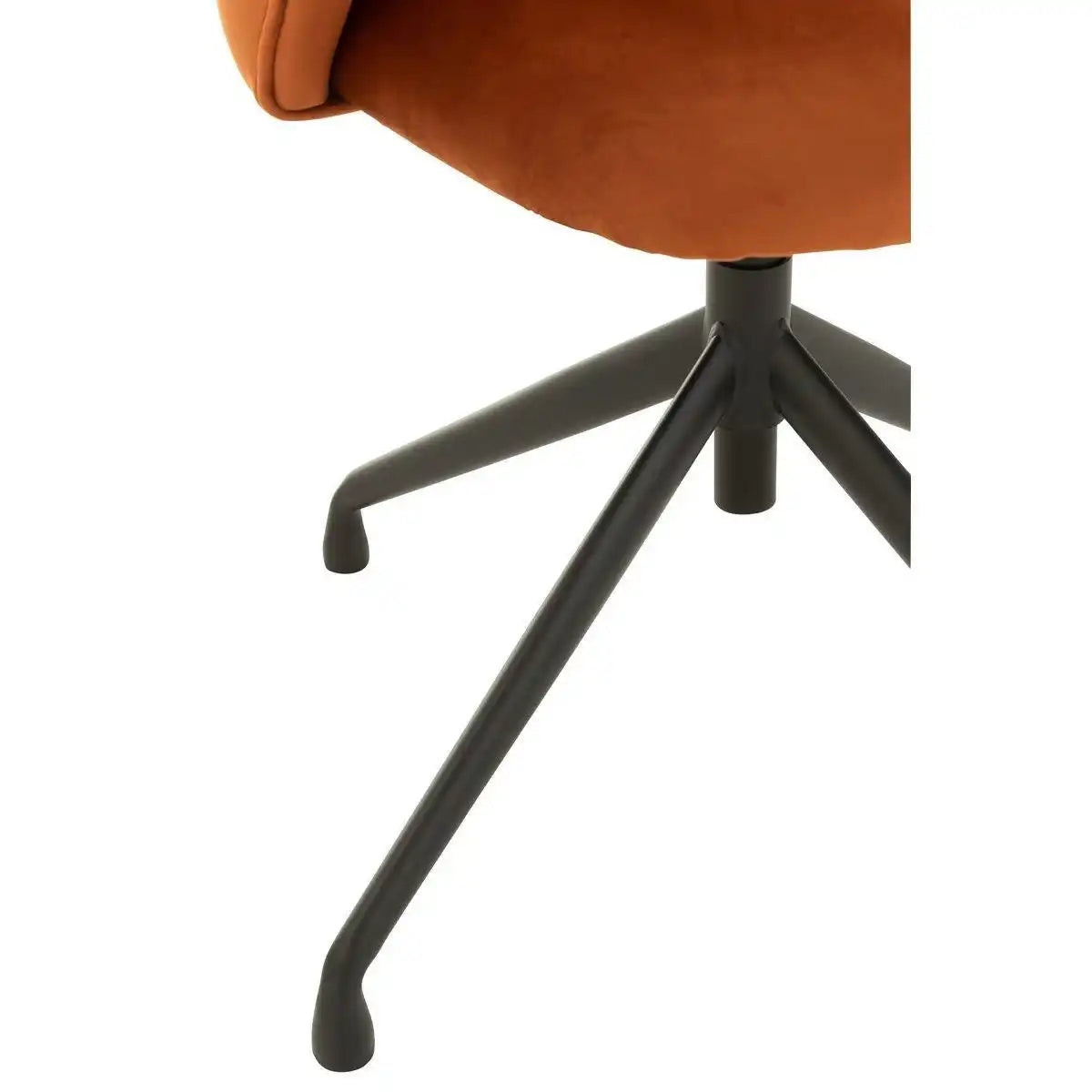 J-Line Stuhl Turn/Up/Down – Samt – Dunkelorange - HomeDesign Knaus