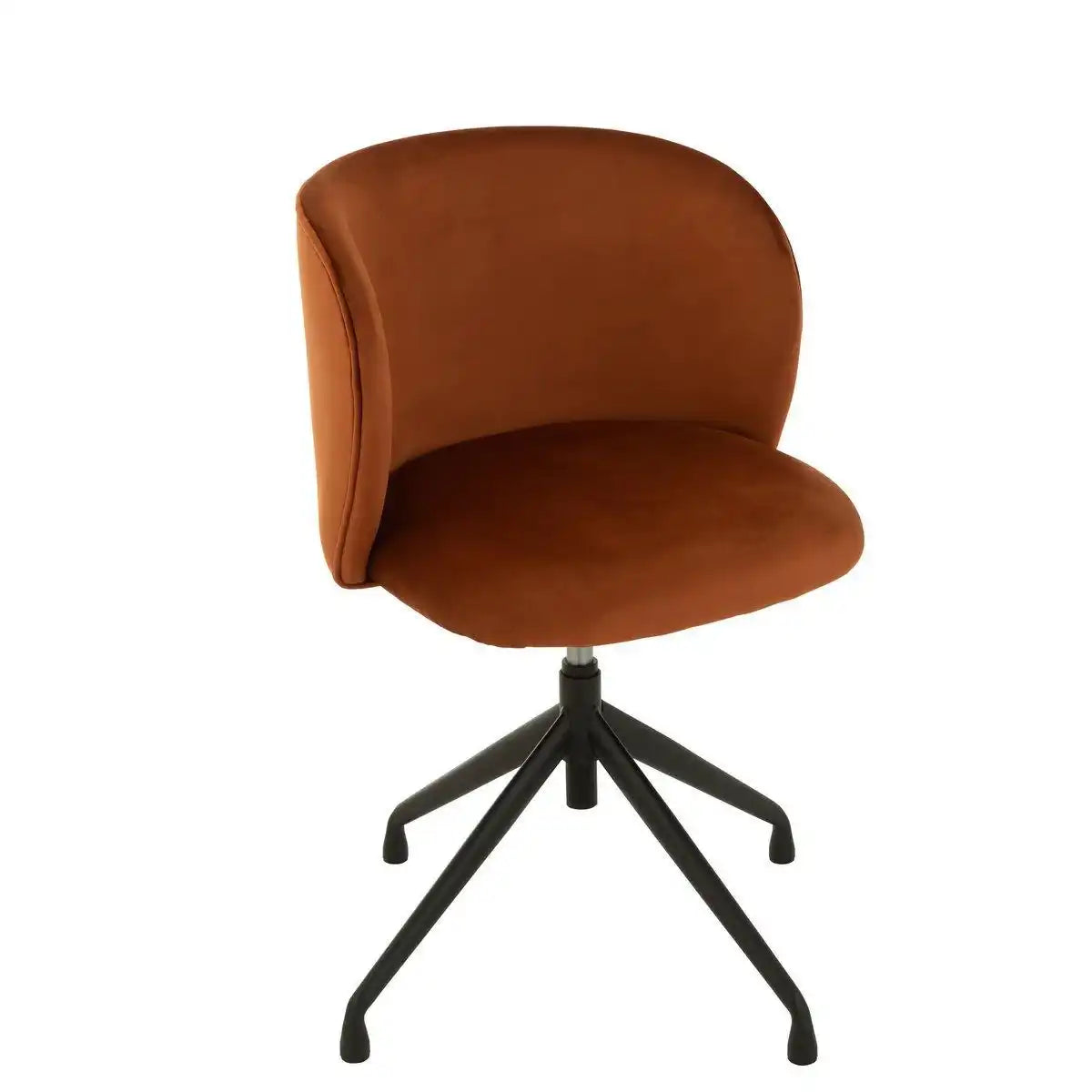 J-Line Stuhl Turn/Up/Down – Samt – Dunkelorange - HomeDesign Knaus