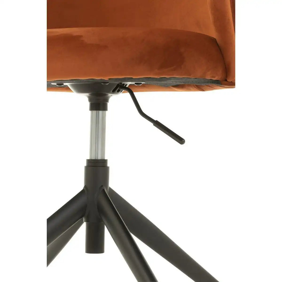 J-Line Stuhl Turn/Up/Down – Samt – Dunkelorange - HomeDesign Knaus