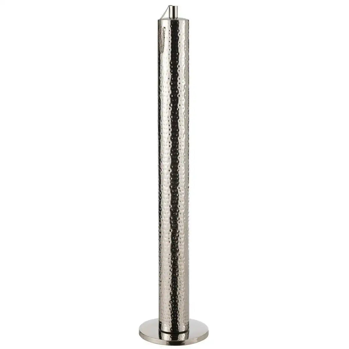 J-Line Taschenlampe Tiffany Edelstahl Silber Extragroß - HomeDesign Knaus
