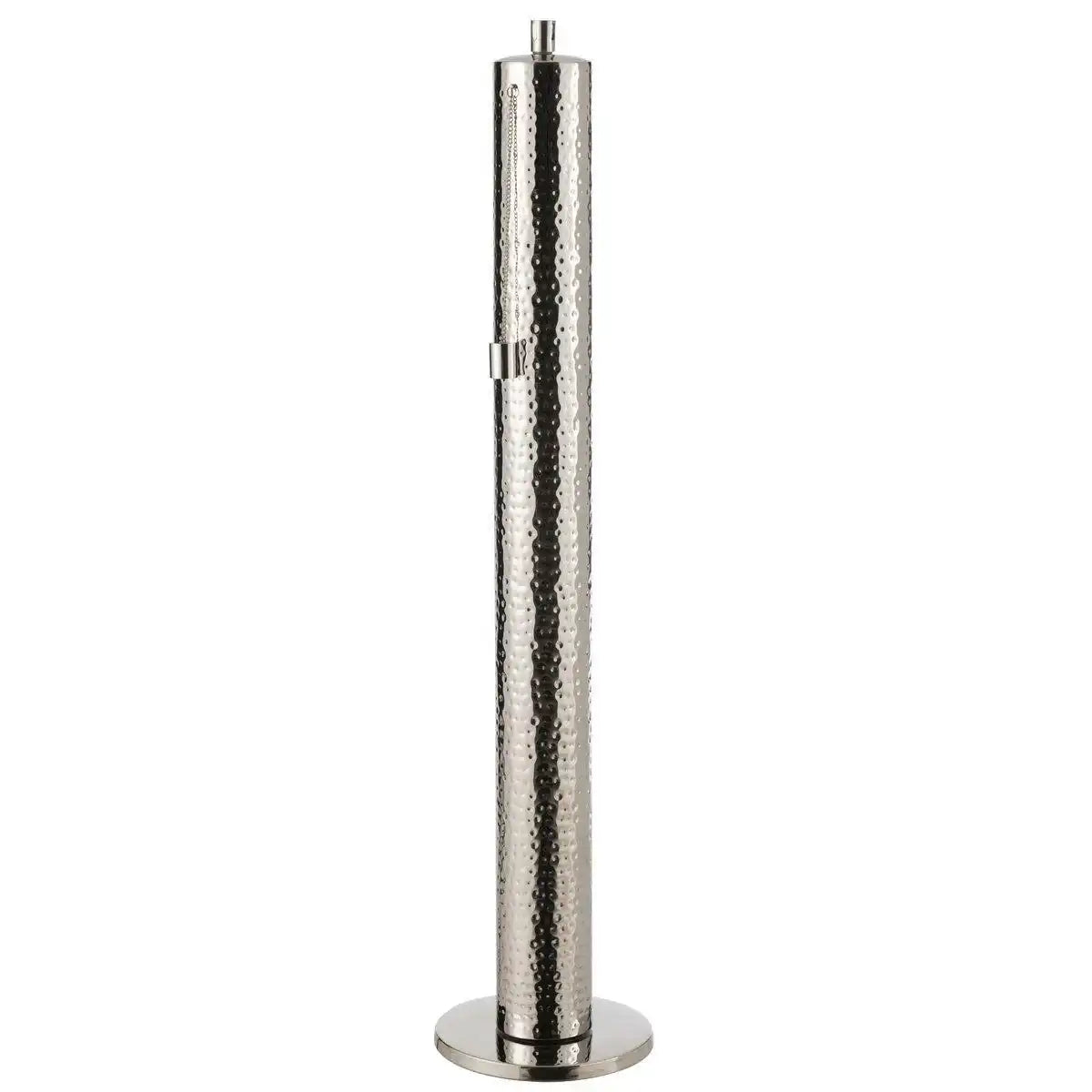 J-Line Taschenlampe Tiffany Edelstahl Silber Extragroß - HomeDesign Knaus