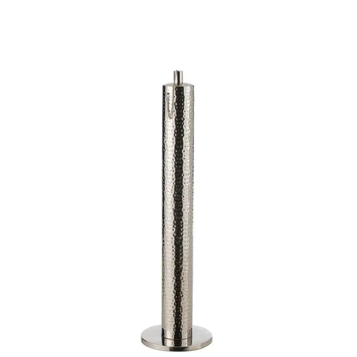 J-Line Taschenlampe Tiffany Edelstahl Silber Groß - HomeDesign Knaus