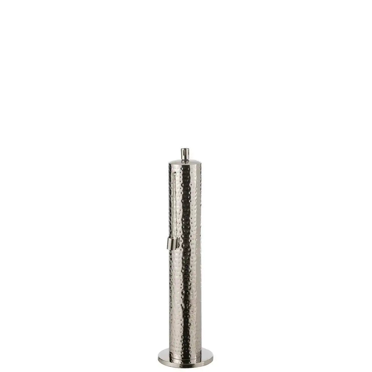 J-Line Taschenlampe Tiffany Edelstahl Silber Medium - HomeDesign Knaus