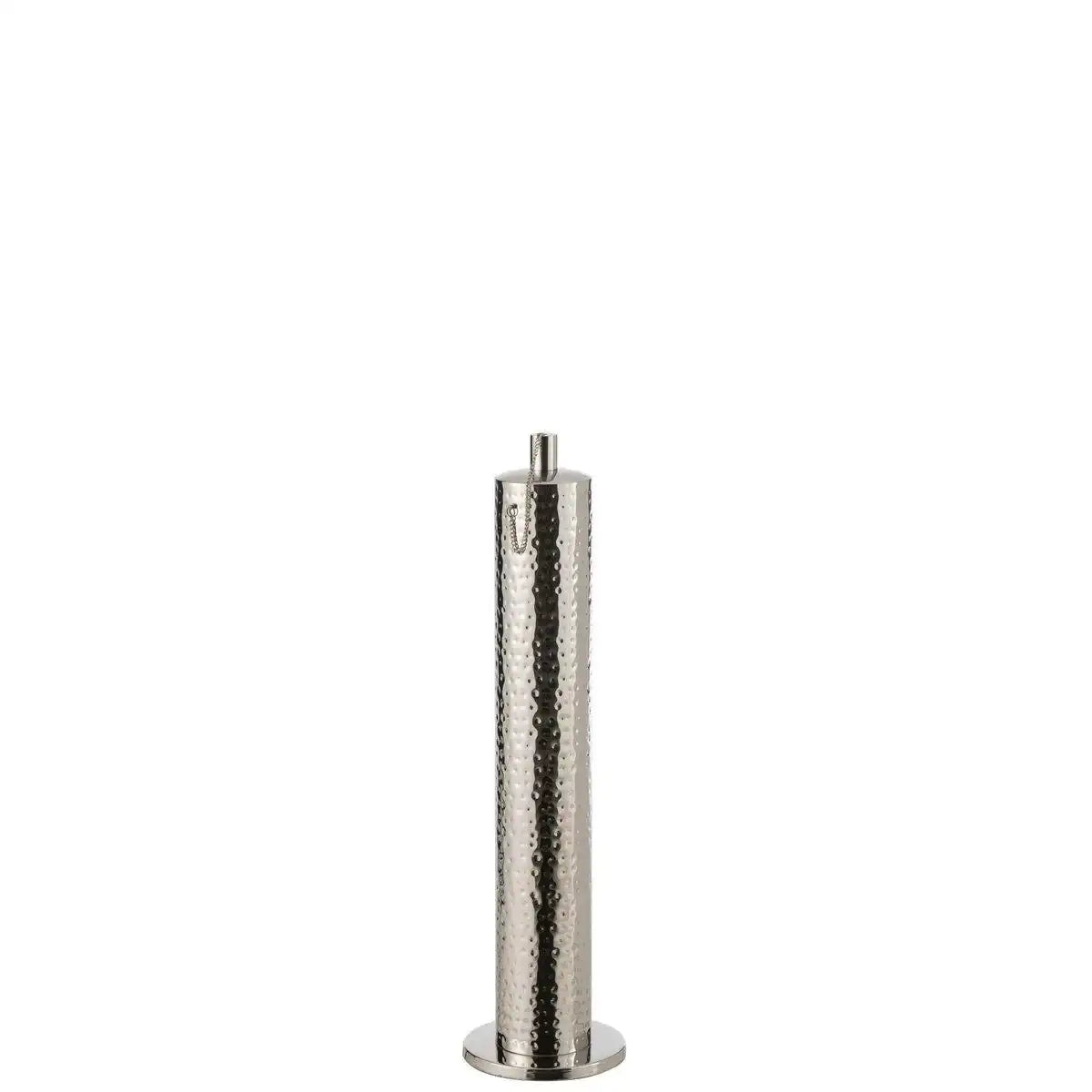 J-Line Taschenlampe Tiffany Edelstahl Silber Medium - HomeDesign Knaus