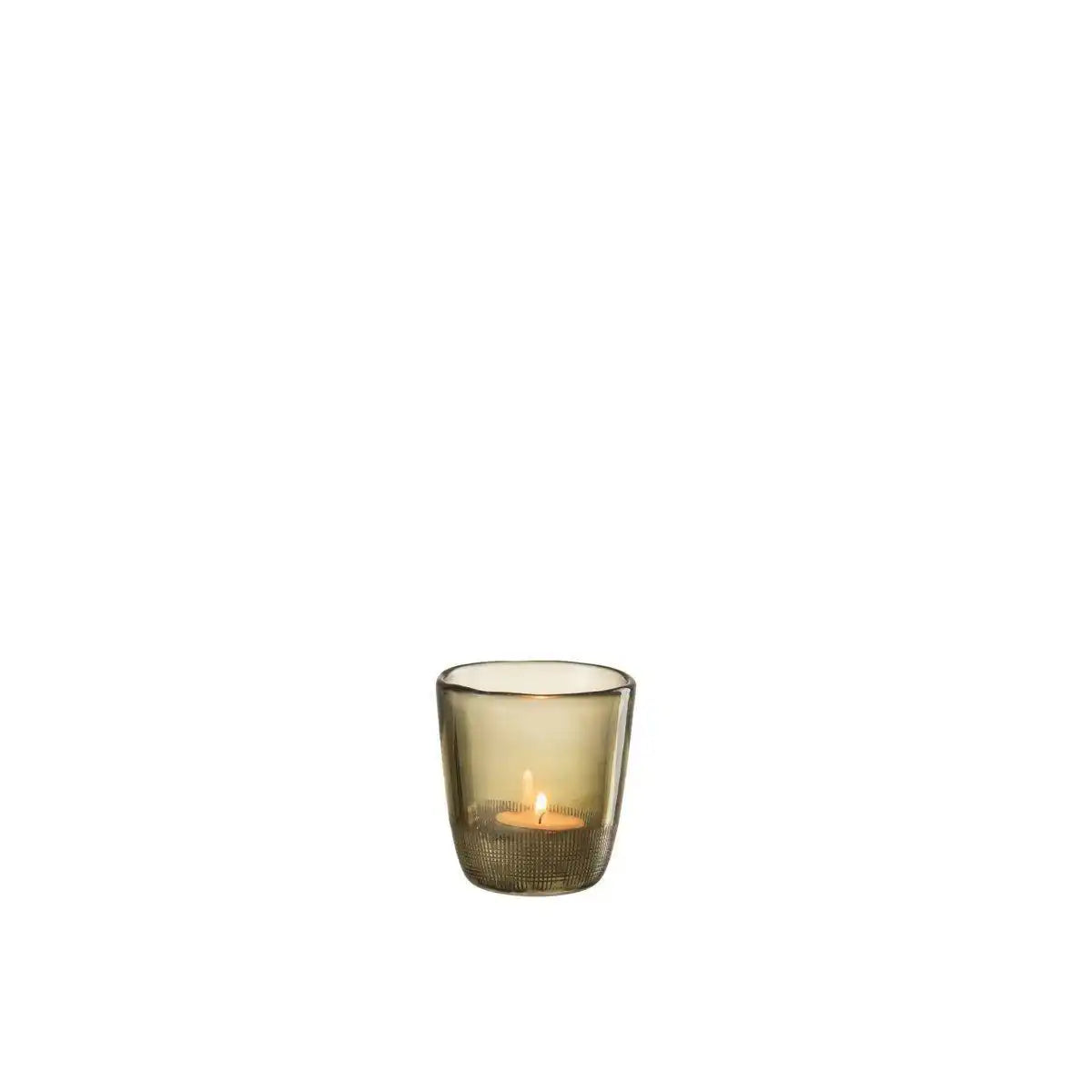 J-Line Teelichthalter Jaali Glass Green Small - HomeDesign Knaus