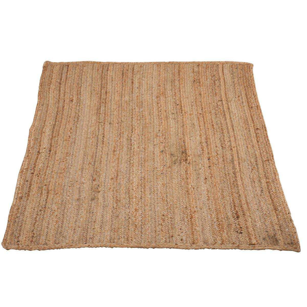 J-Line Teppich Rechteck – Jute – Natur - HomeDesign Knaus