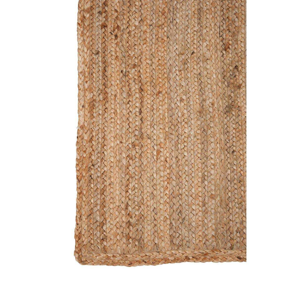 J-Line Teppich Rechteck – Jute – Natur - HomeDesign Knaus