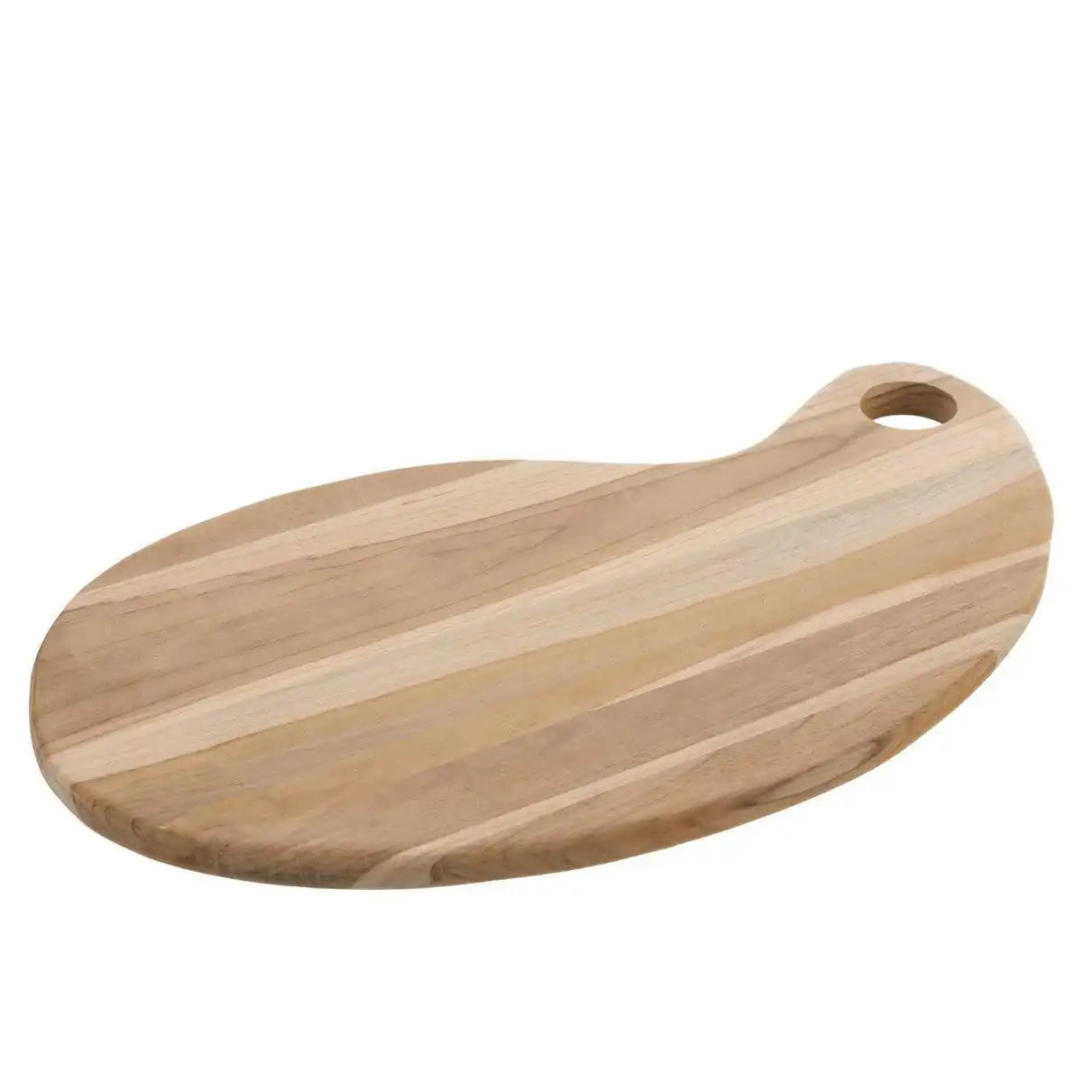 J-Line Terong Teak Schneidebrett – Holz – Natur – L - HomeDesign Knaus