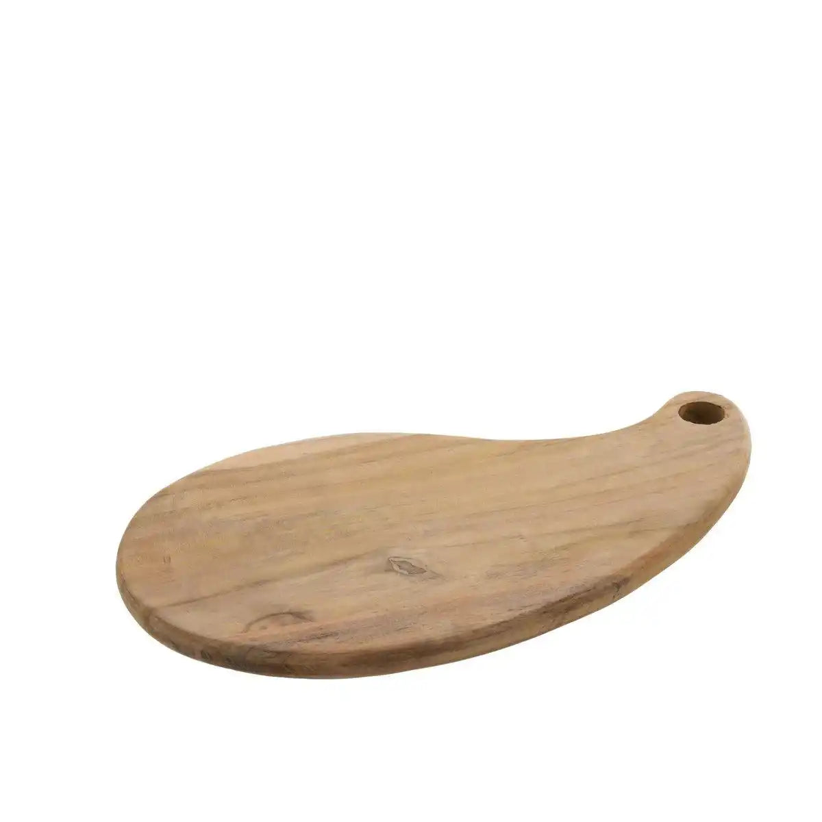 J-Line Terong Teak Schneidebrett – Holz – Natur – S - HomeDesign Knaus