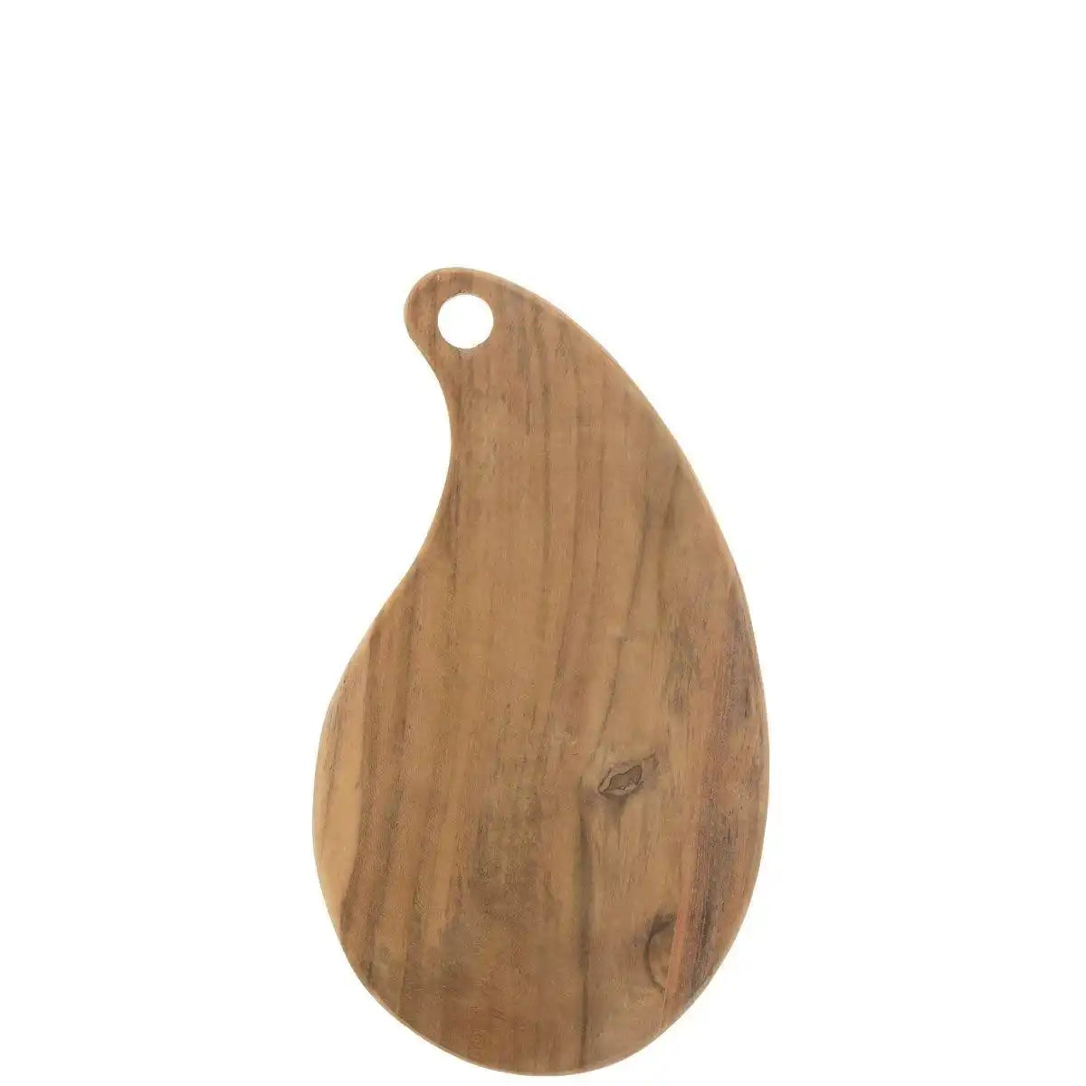 J-Line Terong Teak Schneidebrett – Holz – Natur – S - HomeDesign Knaus