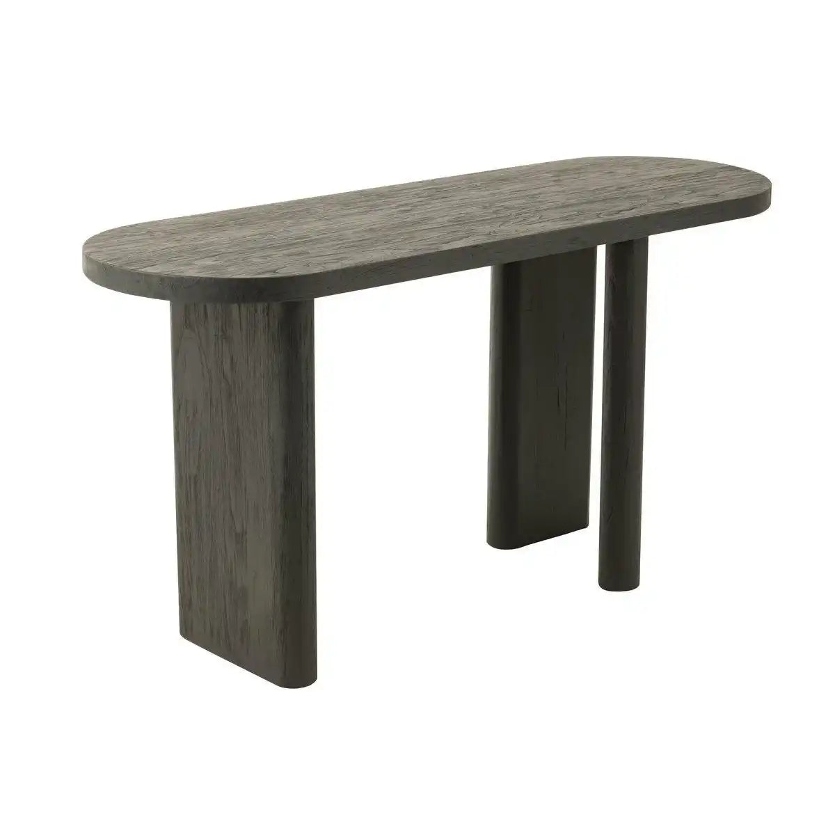 J-Line Tisch Teak – Holz – Schwarz - HomeDesign Knaus