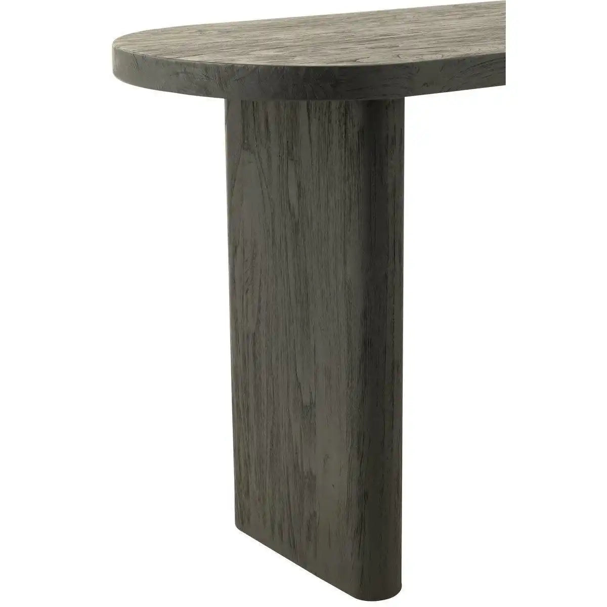 J-Line Tisch Teak – Holz – Schwarz - HomeDesign Knaus