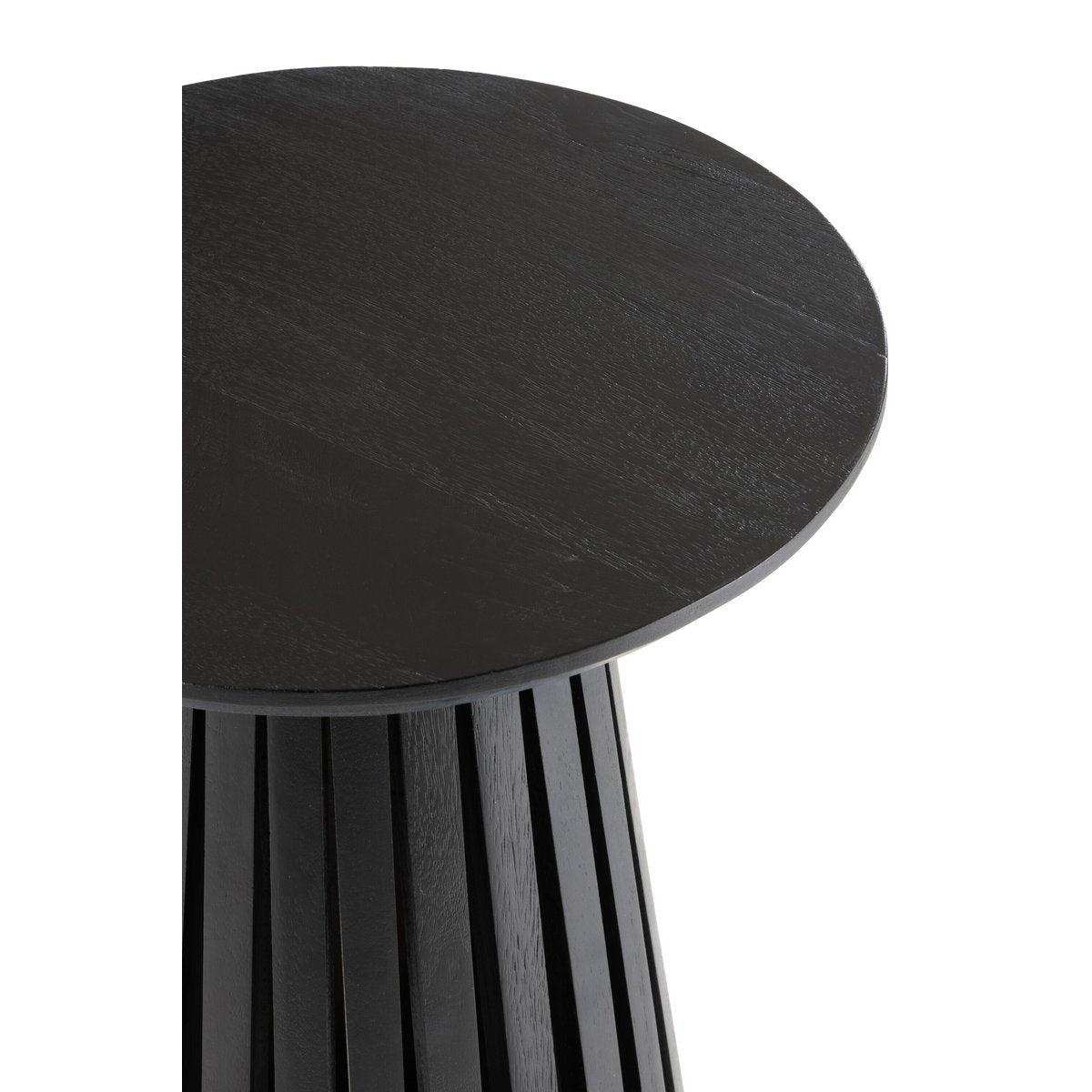 J-Line Tisch Vincent – Holz – Schwarz – klein - HomeDesign Knaus